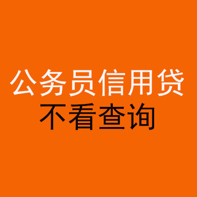 库车公务员信用贷款